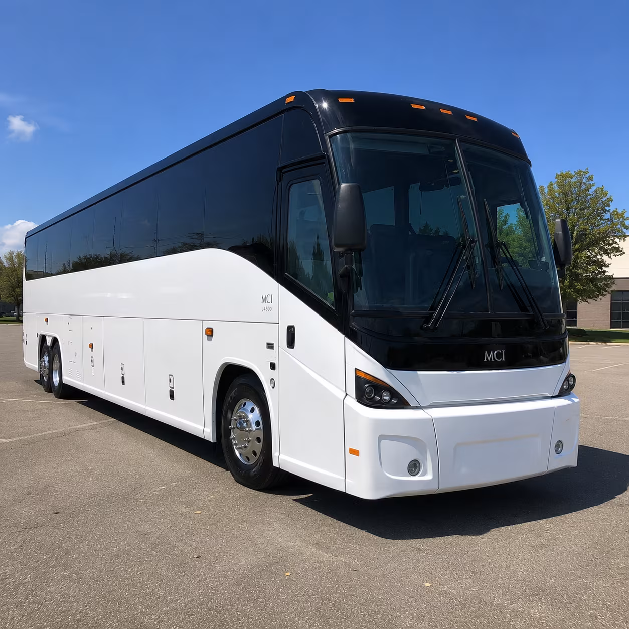 quincy 45 passenger charter bus