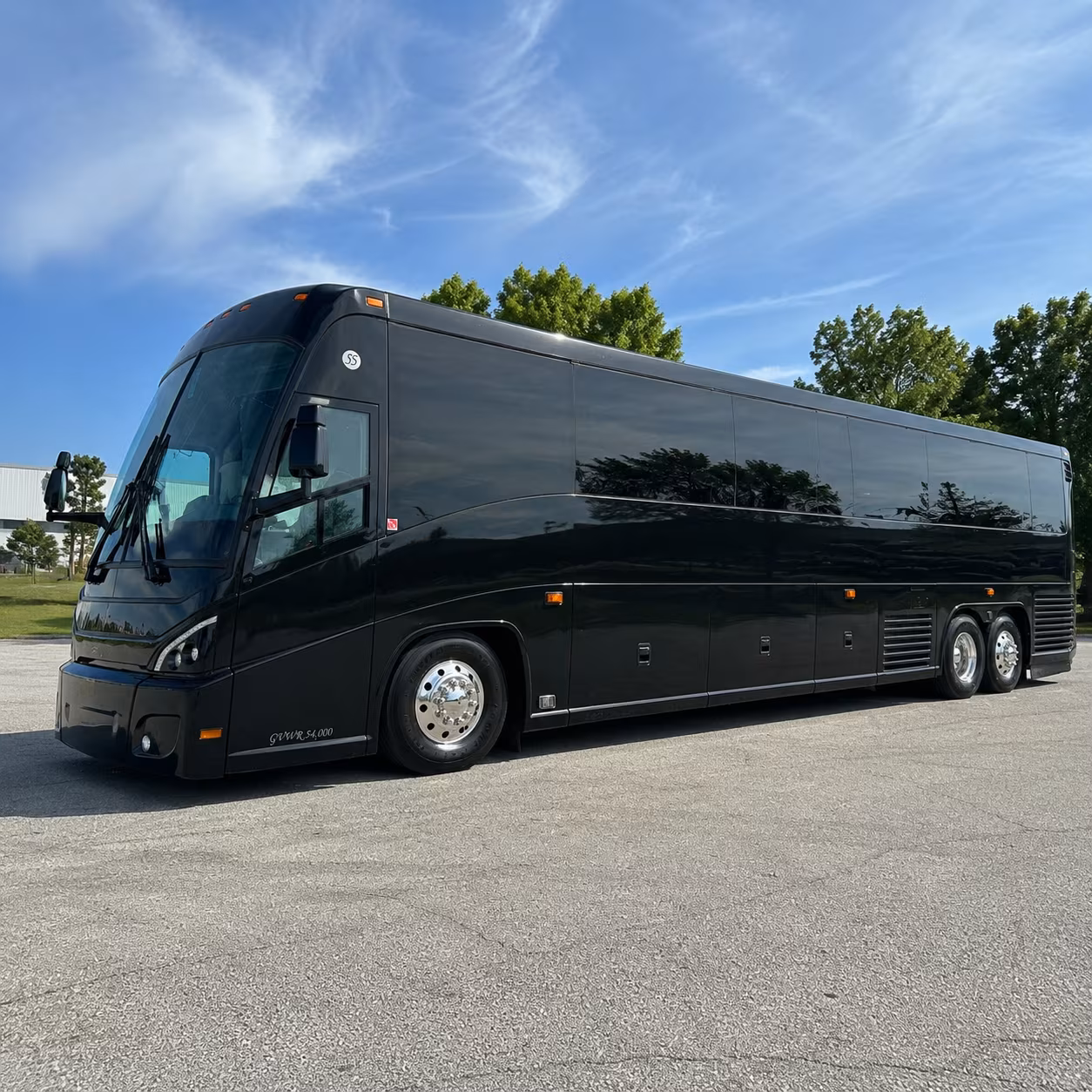 quincy 47 passenger charter bus