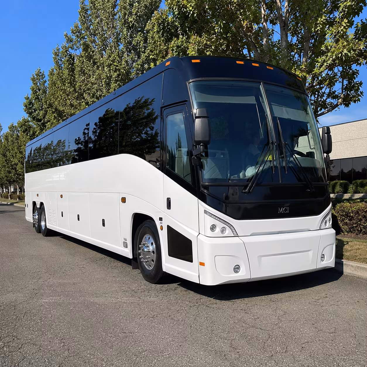 quincy 50 passenger charter bus