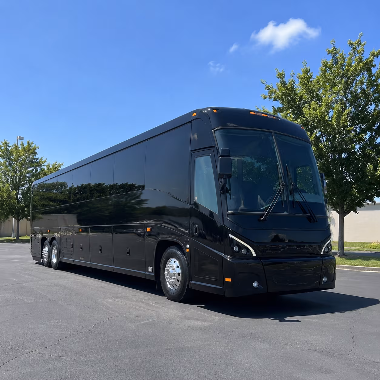 quincy 56 passenger charter bus