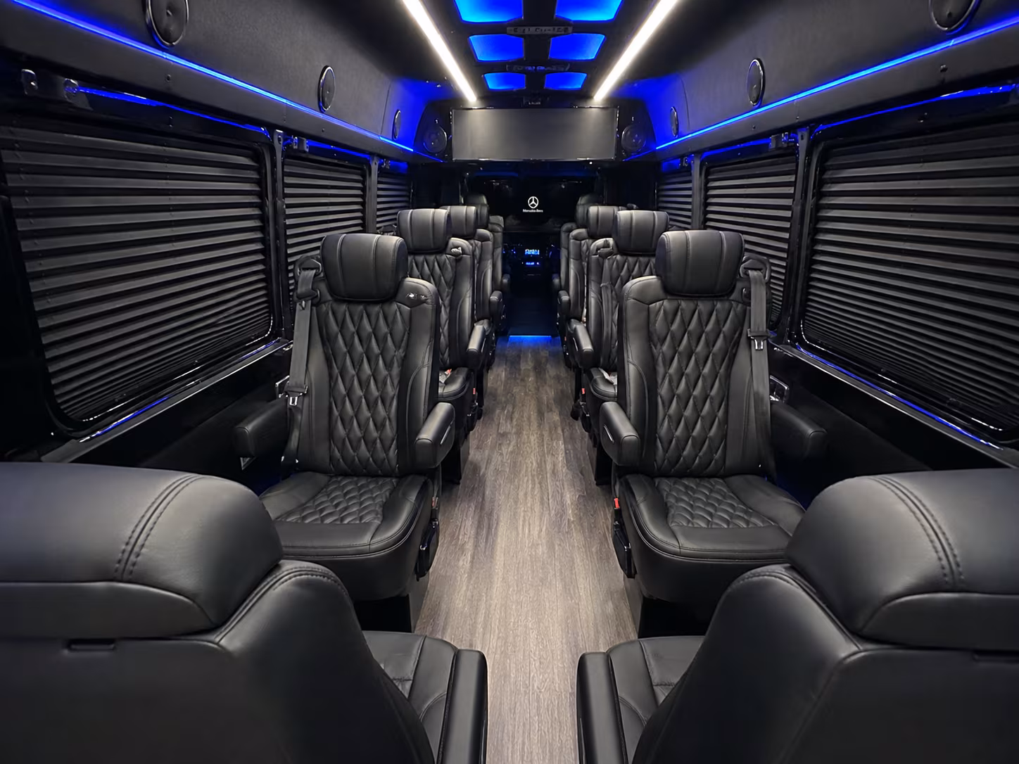 quincy sprinter van with driver interior