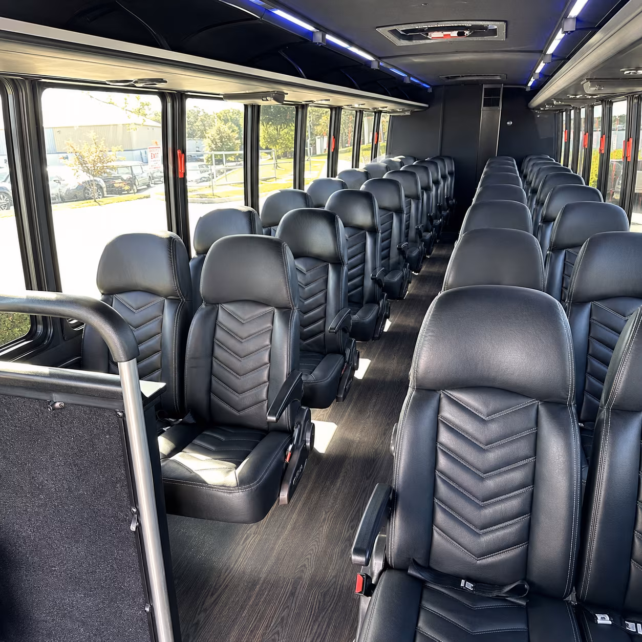 quincy wine tour transportation onboard seating