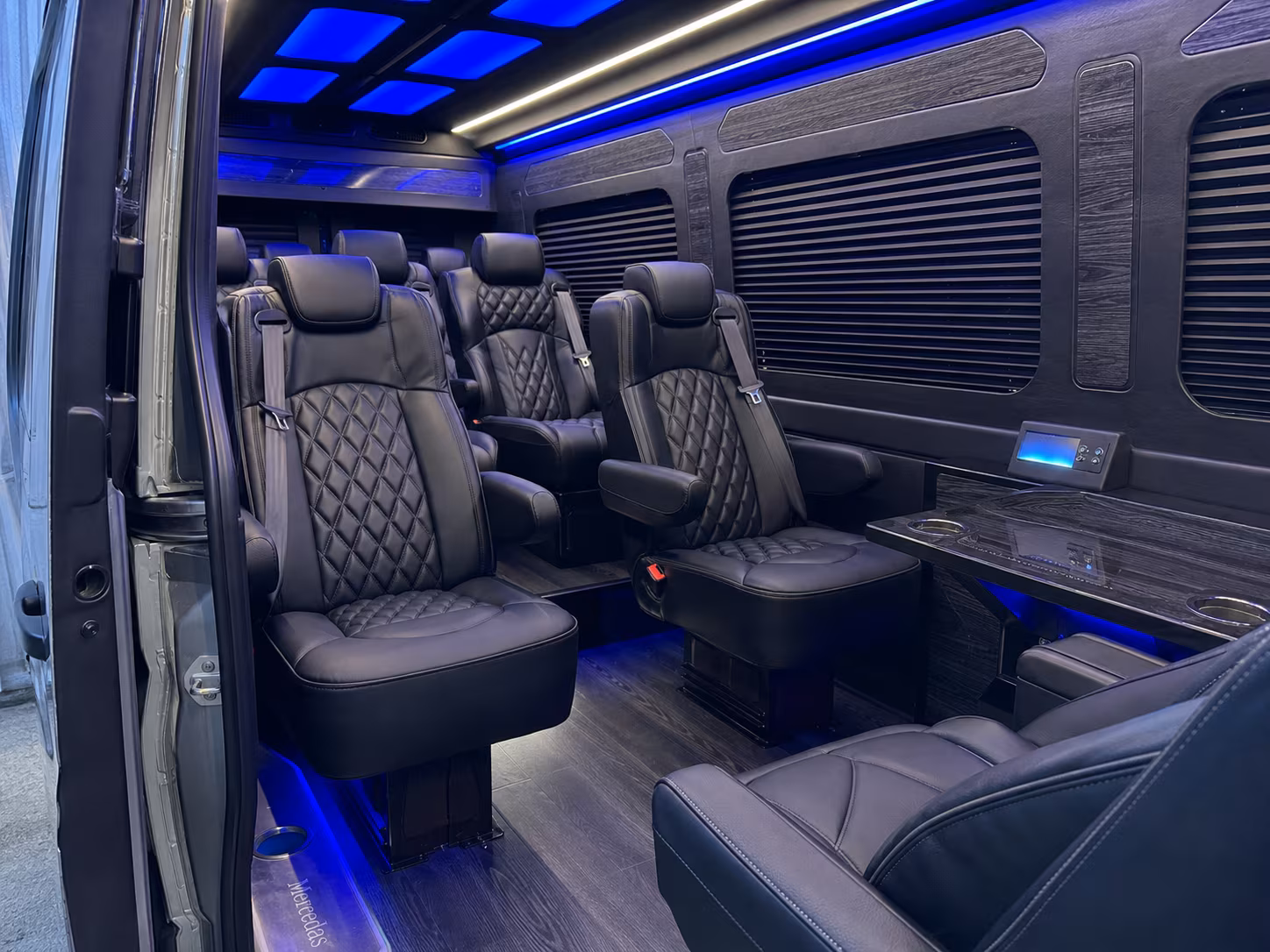 sprinter van transportation for groups and events across quincy